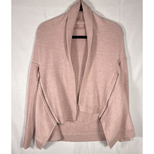 Lululemon Merino Wool Wrap‎ It Up Cardigan Sweater Pink Women's